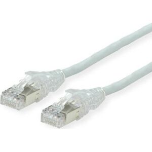 Καλώδιο crossover DTWYLER Cat.5e (κατηγορία D) S/UTP, CU 5502 flex PVC, AMP v2, μαύρο, 1 m