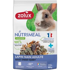 ZOLUX Karma mieszanka dla królika miniaturki adult NUTRIMEAL 4 850g