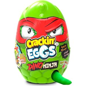 CRACKIN EGGS μίνι λούτρινος βρυχώμενος δεινόσαυρος T-Rex Ninja, διάφορα, SK018D2