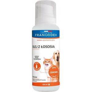 Francodex Olej z łososia dla psów i kotów 200 ml