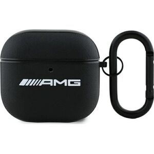 AMG AMA4SLWK AirPods 4 cover             czarny/black Leather White Logo