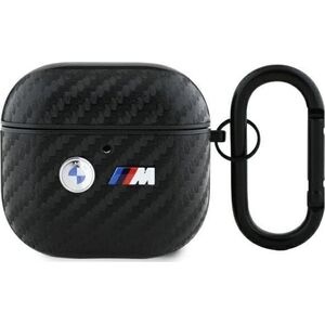 BMW BMA4WMPUCA2 AirPods 4 cover          czarny/black Carbon Double Metal Logo