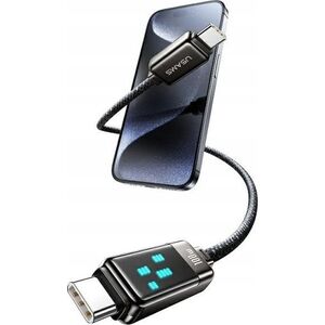 Καλώδιο USB-C σε USB-C 100W 1.2m USAMS Καλώδιο Γρήγορης Φόρτισης Δεδομένων Κράμα Ψευδαργύρου Σειρά Meteor SJ744USB02 (US-SJ744)