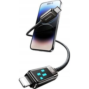 Καλώδιο USAMS USB-C σε Lightning 30W 1.2m Καλώδιο Γρήγορης Φόρτισης Δεδομένων από Κράμα Ψευδαργύρου Σειρά Meteor SJ743USB02 (US-SJ743)