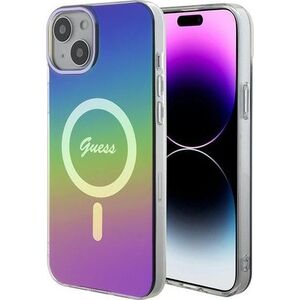 Guess GUHMP15MHITSK iPhone 15 Plus/ 14 Plus 6.7" σκληρή θήκη ουράνιο τόξο IML Ιριδίζον MagSa