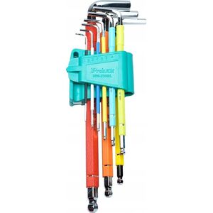 Σετ κλειδιών Allen 9 τεμ. χρωματιστά HW-230BL Pro'Skit