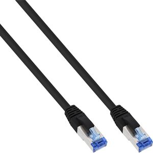 InLine InLine® Patch Cable S/FTP PiMF Cat.6A halogen free 500MHz black 0.25m