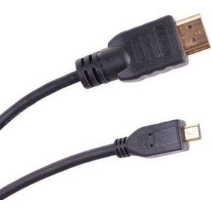 Kabel HDMI Micro - HDMI 1.5m czarny (KPO3877-1,8)