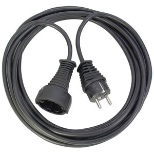 Brennenstuhl Quality plastic extension cable 10m black H05VV-F 3G1,5 (1165460) (BNN1165460) έως 12 άτοκες Δόσεις