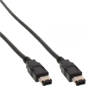 InLine Firewire 6-pin - Firewire 6-pin, 3m, Czarny (34003)