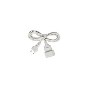 Brennenstuhl Plastic extension cable 5m white H03VVH2-F 2x0,75 (1161670) (BNN1161670) έως 12 άτοκες Δόσεις