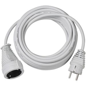 Brennenstuhl Quality plastic extension cable 10m white H05VV-F 3G1,5 (1168460) (BNN1168460) έως 12 άτοκες Δόσεις