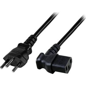 Καλώδιο τροφοδοσίας EFB Elektronik EK483.1,8V2 Μαύρο 1,8 m T12 C13 πάνελ