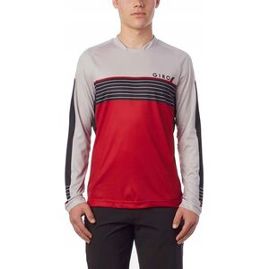Ανδρική Μπλούζα Giro ROUST JERSEY LS με μακρύ μανίκι σε σκούρο κόκκινο 6 string μέγεθος M - GR-8053462