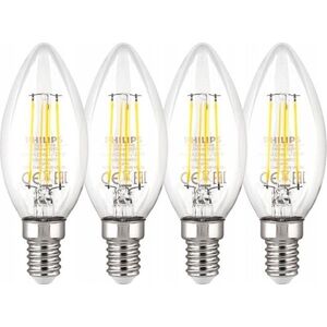 Philips Philips LED Lamp E14 4-Pack 40W 2700K Filament candle