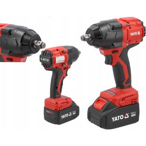 YATO ΑΣΥΡΜΑΤΟ ΚΛΕΙΔΙ ΚΡΟΥΣΗΣ 18V 800Nm 2x4,0Ah