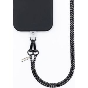 Crong Phone Crossbody - smycz zawieszka do telefonu czarna - Gwarancja bezpieczeństwa. Proste raty. Bezpłatna wysyłka od 170 zł.