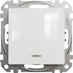 SCHNEIDERE Διακόπτης σκάλας Schneider Sedna Design SDD111106L με φωτισμό λευκό Design & Elements