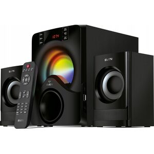 SVEN MS-312 black Bluetooth FM USB Display RC unit power output 20W+2x10W (RMS)