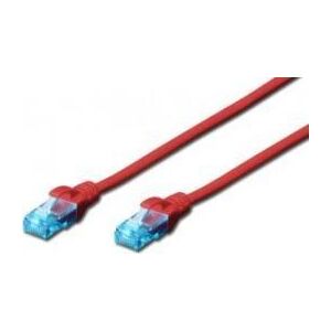 Digitus Patchcord DIGITUS UTP kat. 5e 30m PVC czerwony