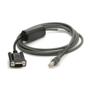 Kabel Zebra Zebra CBA-R10-S07ZBR kabel równoległy Czarny 2,13 m DB9 RJ-45