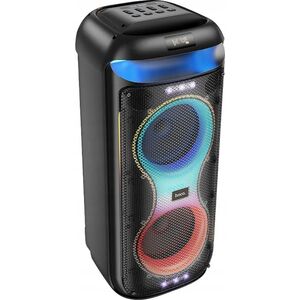 HOCO ηχείο bluetooth + 2 x ασύρματα μικρόφωνα HA13 Max μαύρο