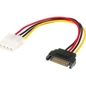 Akasa Molex - SATA, 0.15m, Πολύχρωμο (AK-CBPW03-KT02)