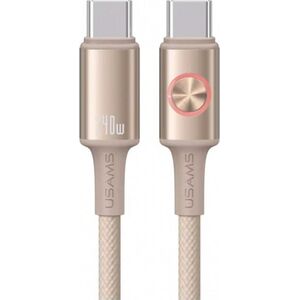 Καλώδιο USAMS Huan Series SJ751 240W USB-C σε USB-C 1,2 m τιτανίου