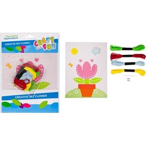 Craft with Fun ZESTAW KREATYWNY WIELKANOCNY KWIAT CRAFT WITH FUN 445961