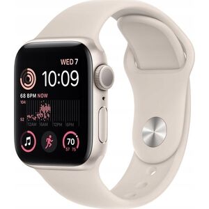 Smartwatch Apple Watch SE GPS 40mm Starlight Alu Sport S/M Beżowy  (MXEF3ET/A)