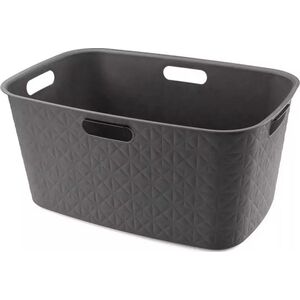 Curver CURVER KOSZ DO MAGLA CIEMNY SZARY SOFTEX 45L