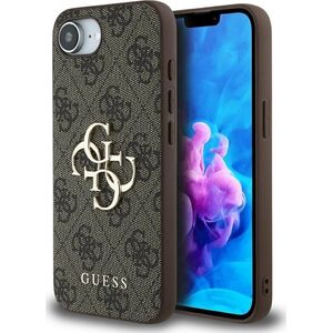Etui Guess 4G Big Logo do iPhone 16e     brązowy