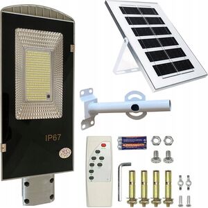 Lampa solarna ogrodowa / uliczna na słup 100W 129 LED RC-K-1328