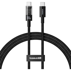 Καλώδιο Baseus Gem Τύπος C-Τύπος C 100W 1μ (μαύρο)