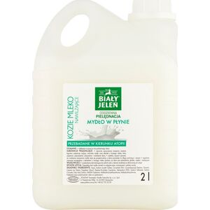 Biały Jeleń Mydło w płynie Kozie Mleko 2000ml - 2L