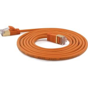 Wantec wantecWire Patchkabel CAT7 extradünn SSTP orange 0,20