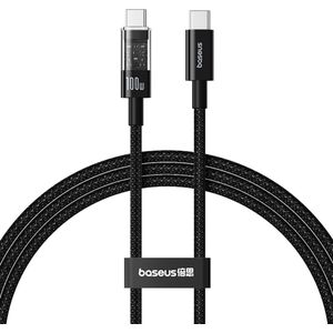 Καλώδιο Baseus Gem Τύπου C-Typc C 100W 2m (μαύρο)