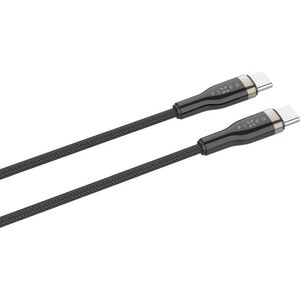 Kabel w oplocie FIXED USB-C / USB-C 2m 100W czarny - Gwarancja bezpieczeństwa. Proste raty. Bezpłatna wysyłka od 170 zł.