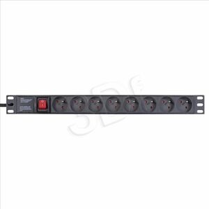 Alantec 8 gniazd 3m czarny (PZ081U3M)