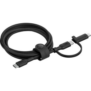 Belkin BOOST CHARGE 2-in-1 Cable USB-C/Lig.1,5m sw.CAC003hq1.5MBK