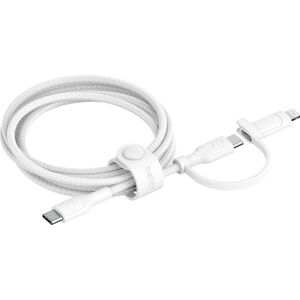 Belkin BOOST CHARGE 2-in-1 Cable USB-C/Lig.1,5m ws.CAC003hq1.5MWH