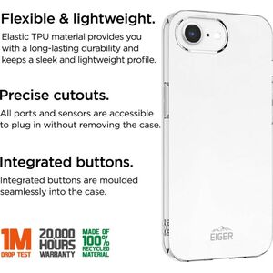 Eiger Grip Θήκη GRS iPhone 16e διαφανής