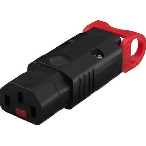 AAC-170J/IEC 3-πολικό IEC inline βύσμα, IEC LOCK, με επαφή γείωσης