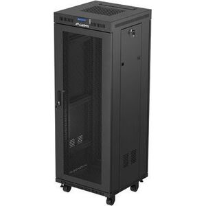 ΕΓΚΑΤΑΣΤΑΣΙΑΚΟ ΝΤΟΥΛΑΠΙ RACK ΔΑΠΕΔΟΥ 19" 32U 600X600 ΜΑΥΡΟ ΔΙΑΤΡΗΤΗ ΠΟΡΤΑ LCD LANBERG (FLAT PACK)