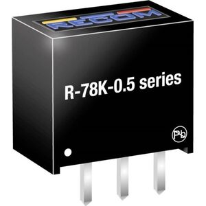Μετατροπέας DC/DC RECOM R-78K3.3-0.5 3.3 V 0.5 A 1.65 W Περιεχόμενο 1 τεμ