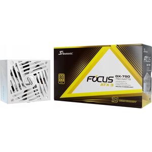Τροφοδοτικό|SeaSonic|FOCUS GX Baltas ATX 3 (2024)|750 Watts|Απόδοση 80 PLUS GOLD|MTBF 100000 ώρες|FOCUS-GX-750-V4-Baltas