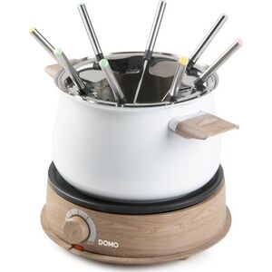 DOMO DO736F Fondue wood white, 1500W