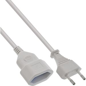 Προέκταση Euro InLine®, Eurostecker an Eurokupplung, λευκό, 0,2m
