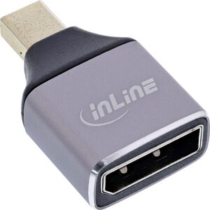 Προσαρμογέας InLine® DisplayPort 1.4, Υποδοχή DisplayPort / Βύσμα Mini Displayport,