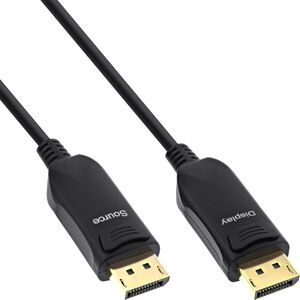 Καλώδιο InLine® DisplayPort 2.1 AOC, UHBR, μαύρο, 50μ